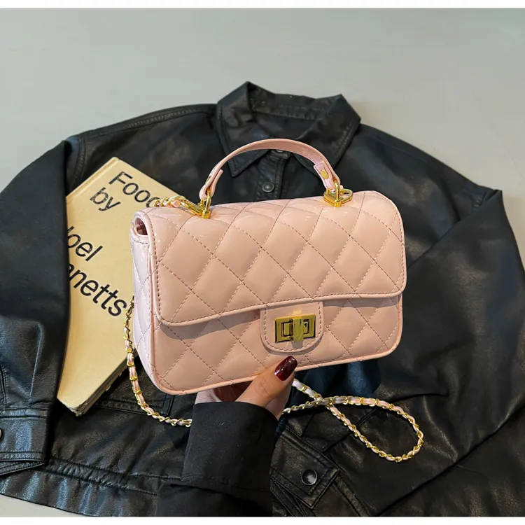 TOUTSEUL YOLO PU Handbag Women's Ecru/Yellow/Black/Burgundy/Pink-43