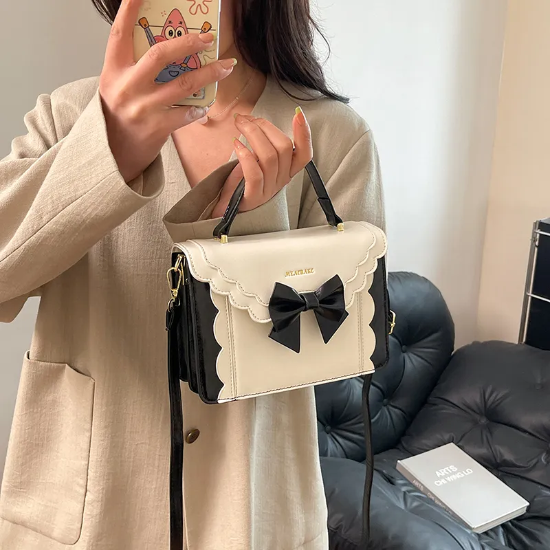 TOUTSEUL YOLO PU Handbag Women's Pink/Black/Light Blue/Yellow-8