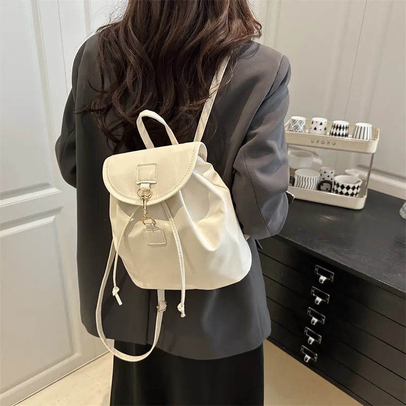TOUTSEUL YOLO PU Backpack Regular Women's White/Pink/Black/Brown-21