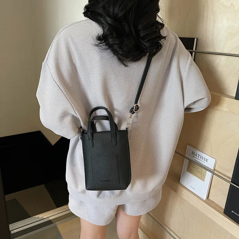 TOUTSEUL YOLO PU Shoulder Bag, Crossbody Bag, Handbag Women's White/Pink/Brown/Black-19