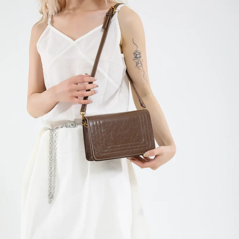TOUTSEUL YOLO PU Shoulder Bag Regular Women's White/Black/Red/Brown-25