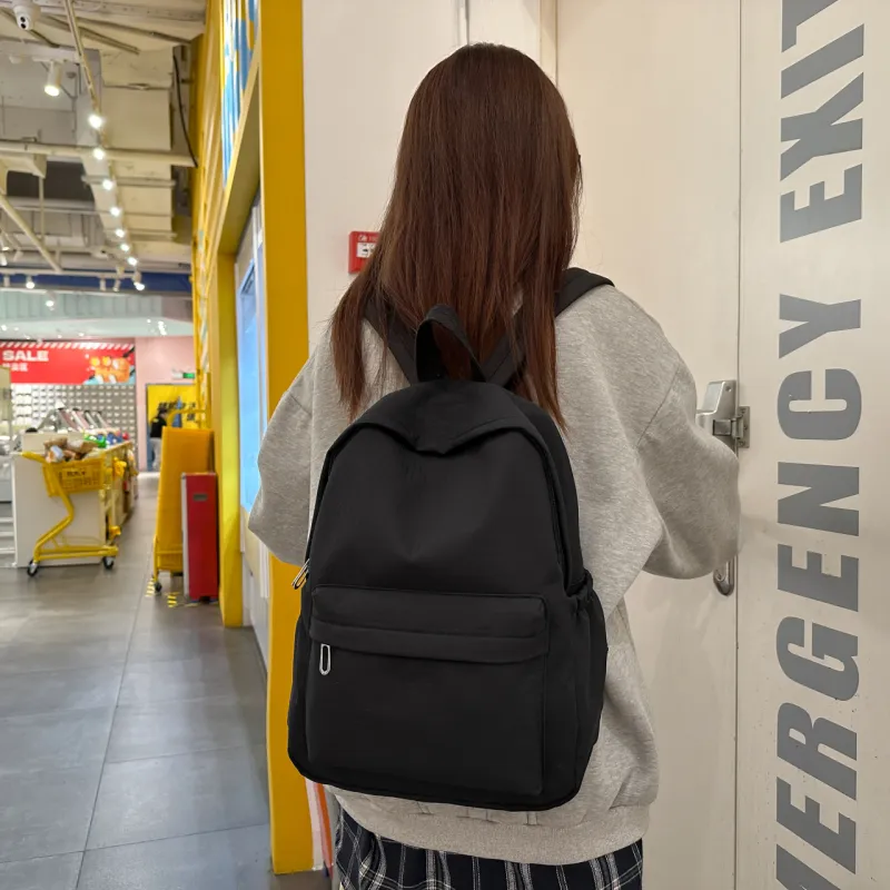 TOUTSEUL YOLO Nylon Backpack Regular Unisex White/Black/Purple/Yellow/Green-9