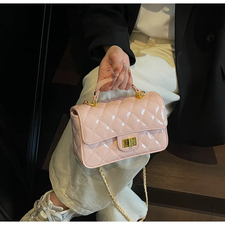 TOUTSEUL YOLO PU Handbag Women's Ecru/Yellow/Black/Burgundy/Pink-41