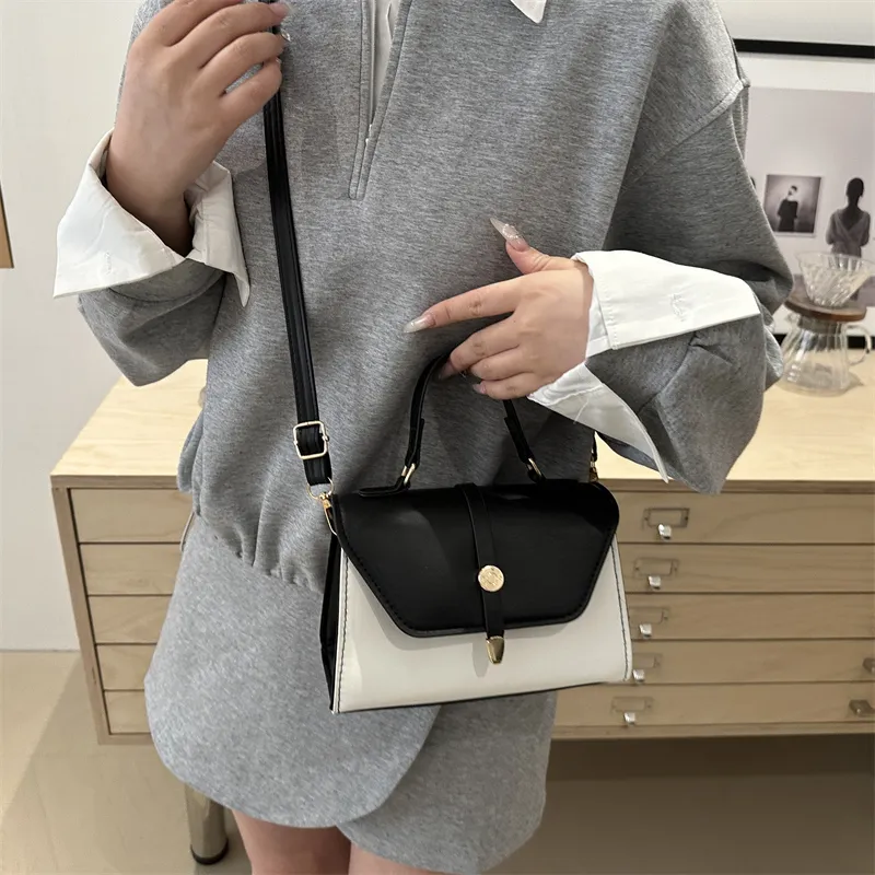TOUTSEUL YOLO PU One Shoulder Handbag Women's White/Black/Red/Khaki/Brown-6