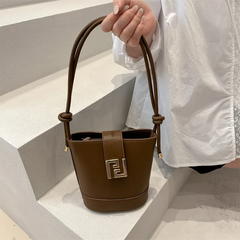 TOUTSEUL YOLO PU Bucket Bag, Shoulder Bag Women's Multicolor-25