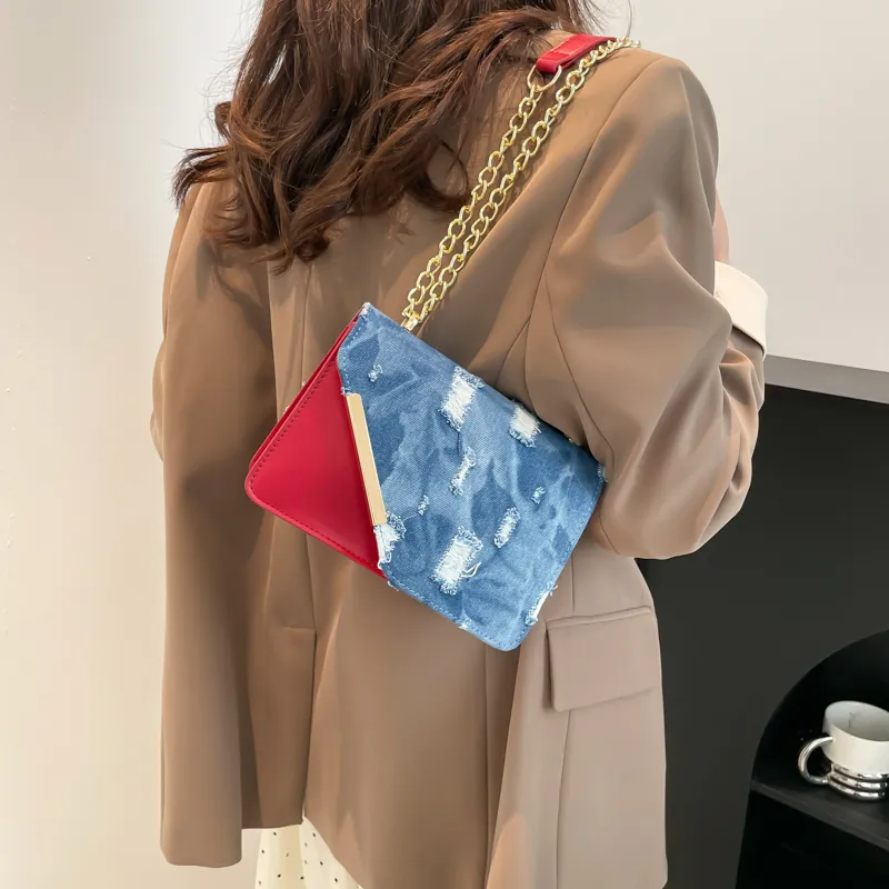 TOUTSEUL YOLO PU Shoulder Bag Regular Women's White/Black/Red/Blue-12