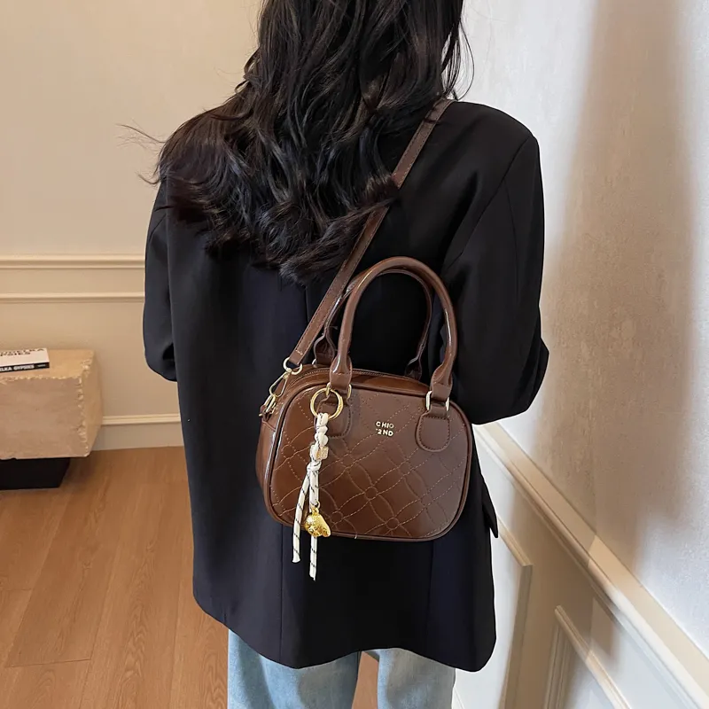 TOUTSEUL YOLO PU Shoulder Bag, Crossbody Bag, Handbag Regular Women's Ecru/Black/Pink/Brown-17