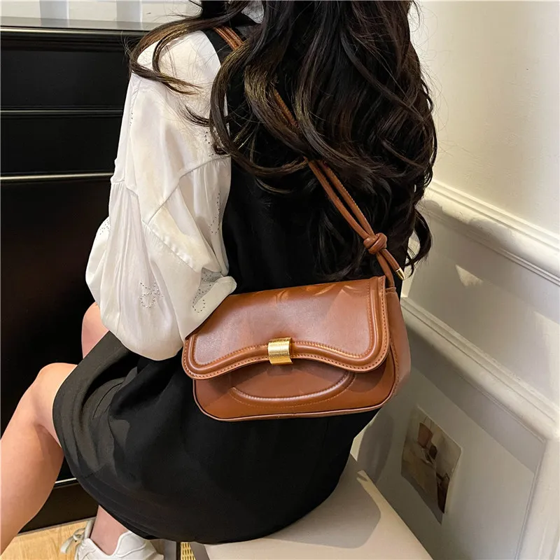 TOUTSEUL YOLO PU Shoulder Bag, Crossbody Bag Women's White/Black/Pink/Brown-23