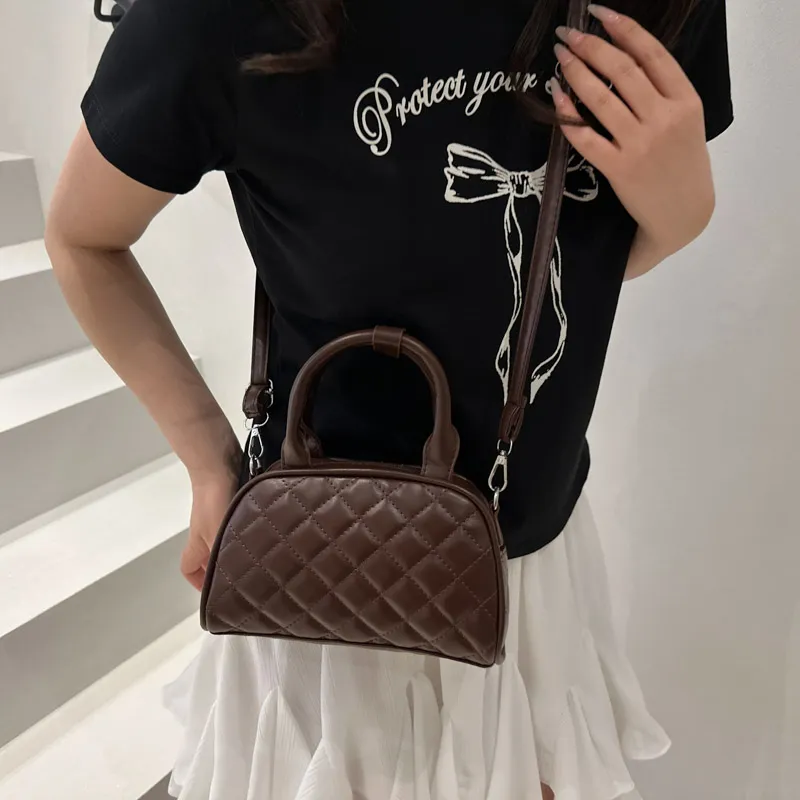 TOUTSEUL YOLO PU Handbag Women's White/Black/Khaki/Pink/Brown-21