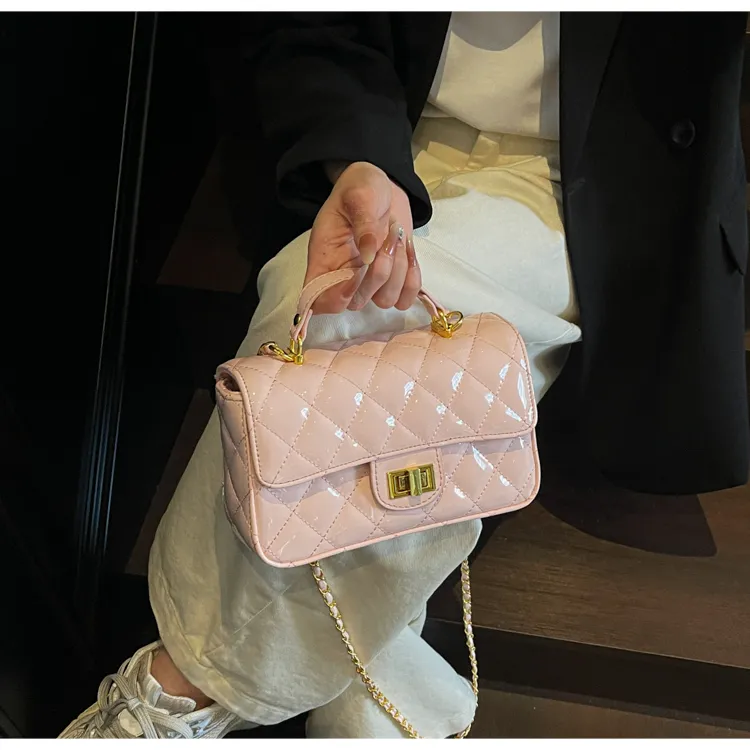 TOUTSEUL YOLO PU Handbag Women's Ecru/Yellow/Black/Burgundy/Pink-42