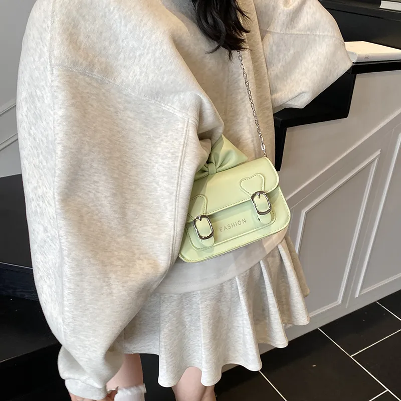 TOUTSEUL YOLO PU Crossbody Bag, Shoulder Bag Regular Women's Ivory/Silver/Black/Pink/Light Green-30