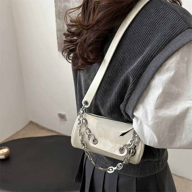 TOUTSEUL YOLO PU Shoulder Bag Women's White/Black/Khaki/Coffee-1
