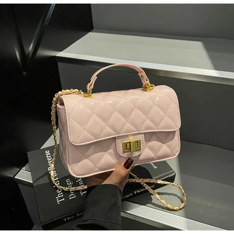 TOUTSEUL YOLO PU Handbag Women's Ecru/Yellow/Black/Burgundy/Pink-49