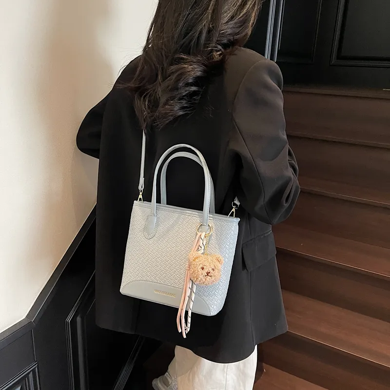 TOUTSEUL YOLO PU Handbag Women's Ecru/Black/Blue/Pink-14