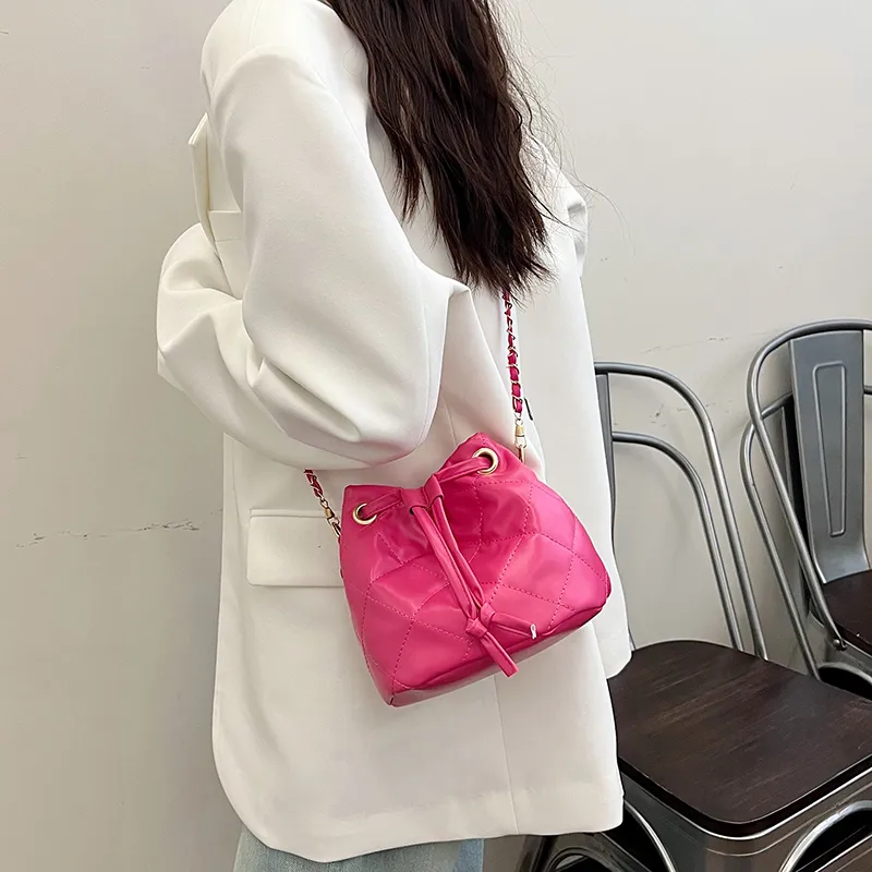 TOUTSEUL YOLO PU Crossbody Bag, Shoulder Bag Women's White/Khaki/Black/Rose Red-18