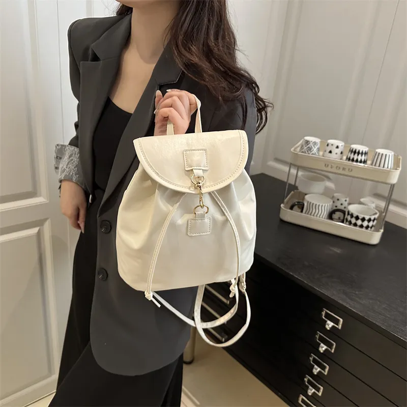 TOUTSEUL YOLO PU Backpack Regular Women's White/Pink/Black/Brown-19