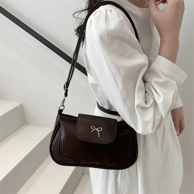 TOUTSEUL YOLO PU Crossbody Bag, Shoulder Bag Regular Women's White/Silver/Black/Pink/Brown-24