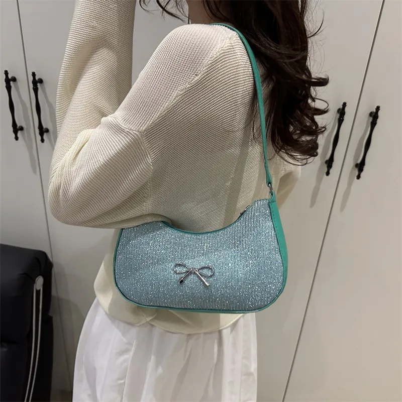 TOUTSEUL YOLO Special Material Shoulder Bag Women's Pink/Silver/Green/Gold/Black-16