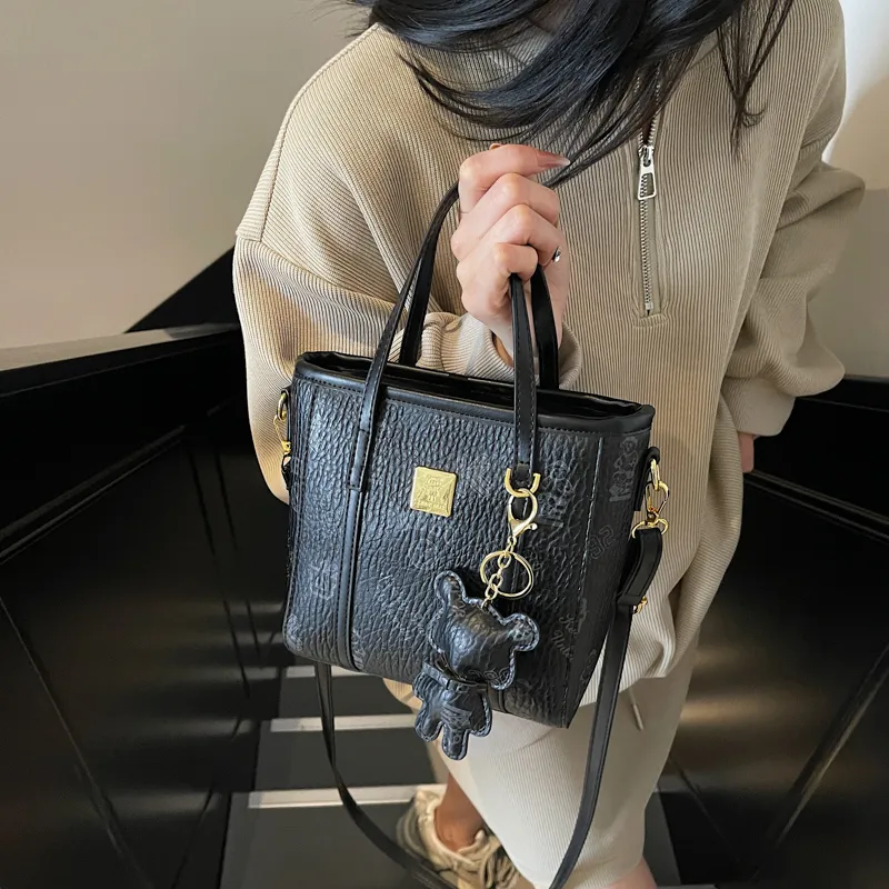 TOUTSEUL YOLO PU One Shoulder Handbag Women's White/Black/Pink/Brown-6