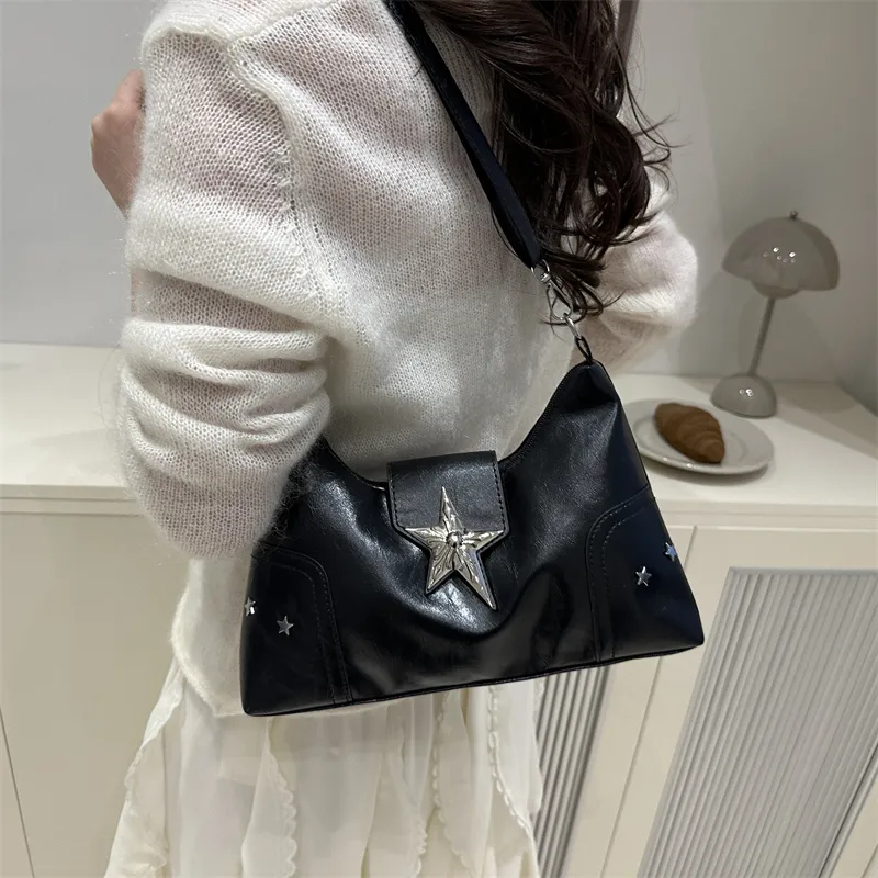 TOUTSEUL YOLO PU Shoulder Bag Women's Ecru/Black/Pink/Red/Light Brown-10