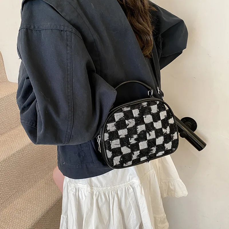 TOUTSEUL YOLO PU Handbag Women's Multicolor/Black/Light Blue/Dark Blue-11