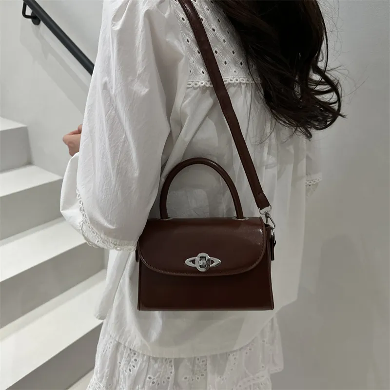 TOUTSEUL YOLO PU Handbag Women's White/Black/Khaki/Light Brown/Dark Brown-24