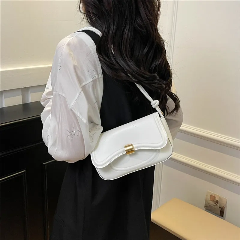 TOUTSEUL YOLO PU Shoulder Bag, Crossbody Bag Women's White/Black/Pink/Brown-1