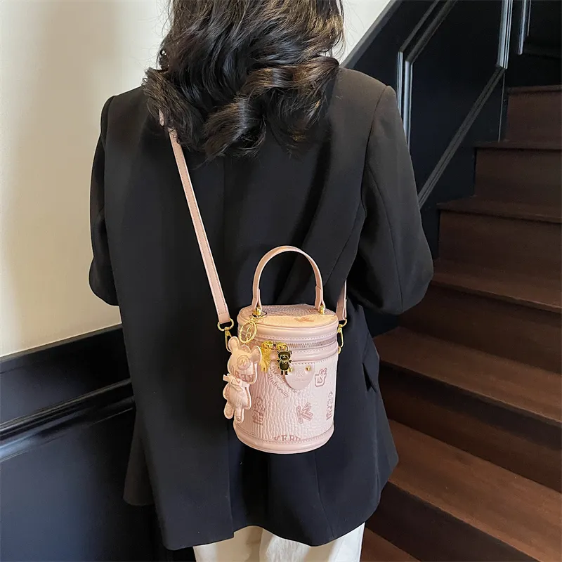 TOUTSEUL YOLO PU Handbag Women's White/Black/Pink/Brown-15