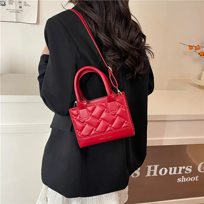 TOUTSEUL YOLO PU Handbag Women's White/Silver/Black/Red/Pink-23