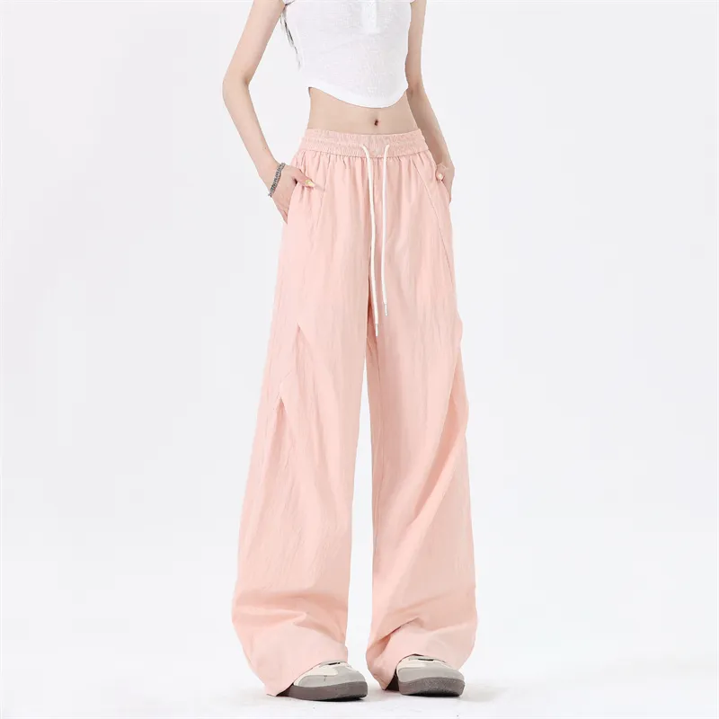 SOIE Casual Pants Unisex Gray White-42