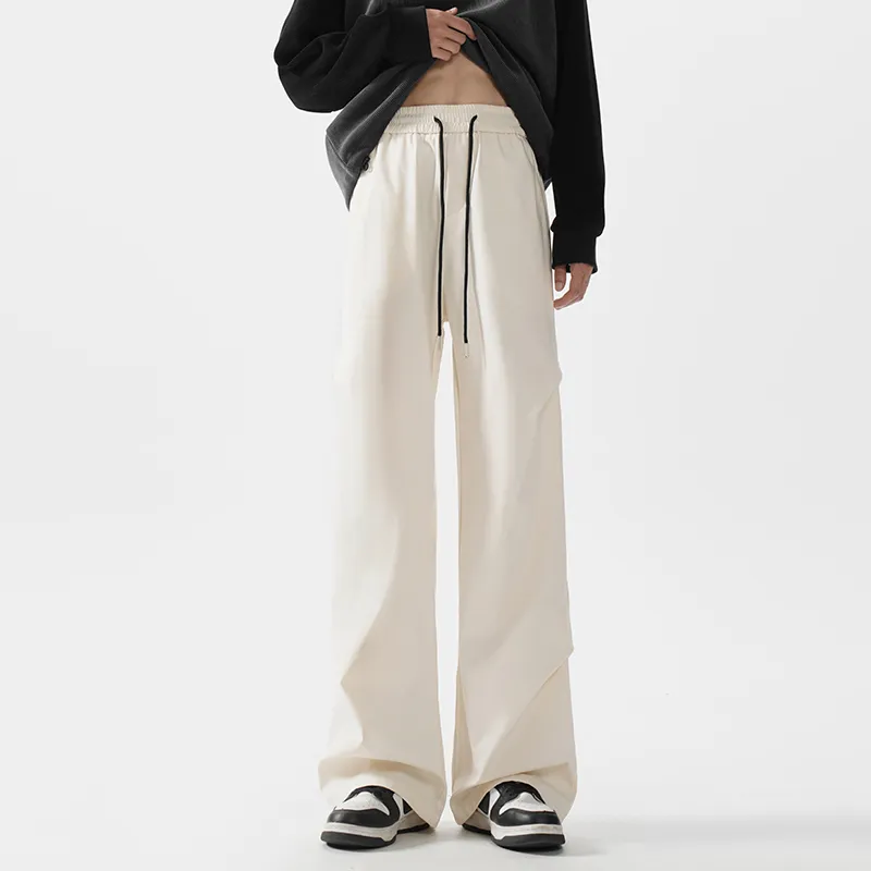 SOIE Cargo Pants Unisex Pink [Summer Cool Ice Silk Material]-26