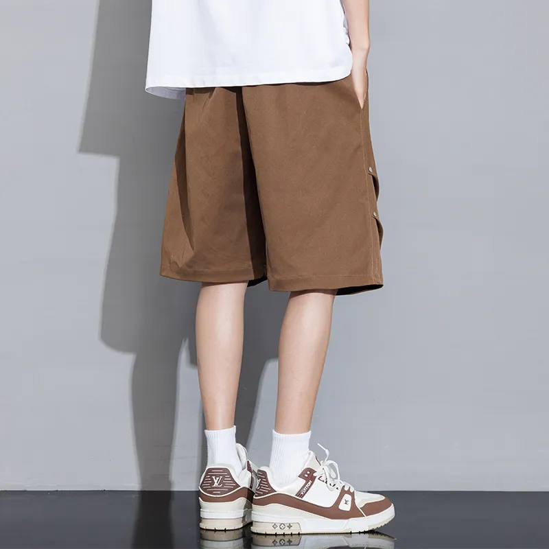 SOIE Cargo Pants Unisex Pink [Summer Cool Ice Silk Material]-64