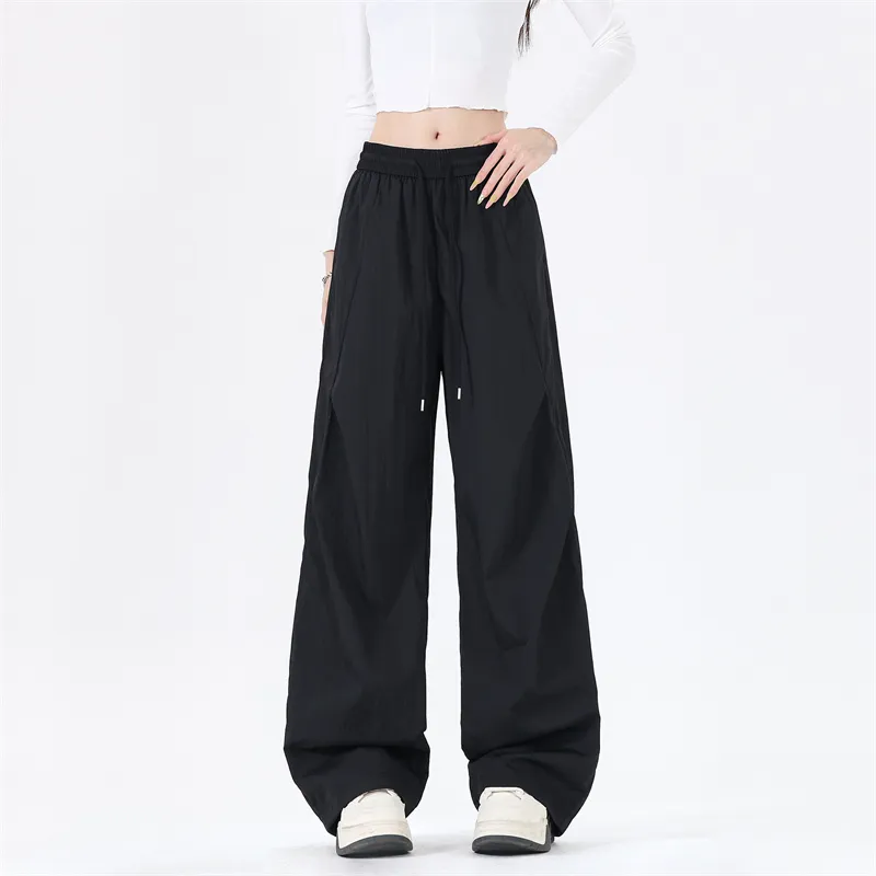 SOIE Cargo Pants Unisex Pink [Summer Cool Ice Silk Material]-67