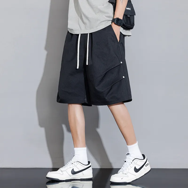 SOIE Cargo Pants Unisex Pink [Summer Cool Ice Silk Material]-42