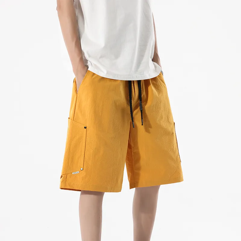 SOIE Cargo Shorts Unisex Sunflower-3