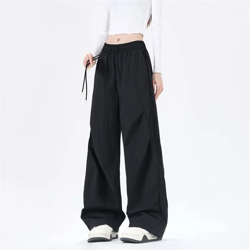 SOIE Cargo Pants Unisex Pink [Summer Cool Ice Silk Material]-68