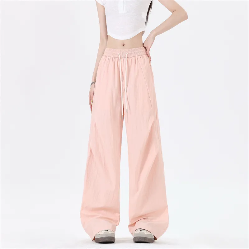 SOIE Casual Pants Unisex Gray White-41