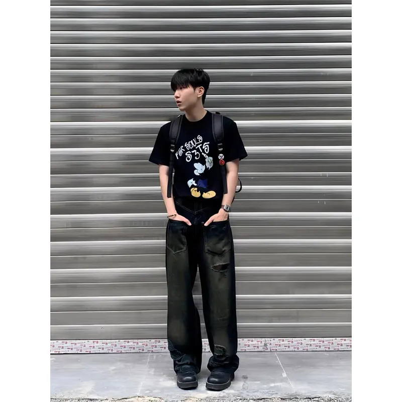 S3T5 T Shirts Unisex Black-3