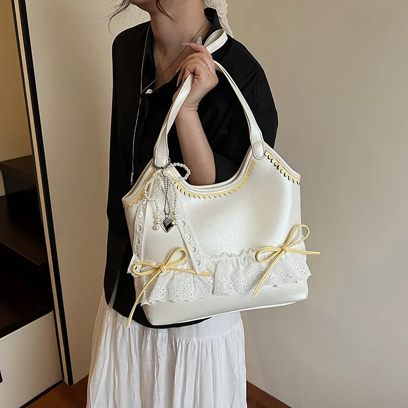 Dusen Kangaroo PU Shoulder Bag Women's Multicolor-15