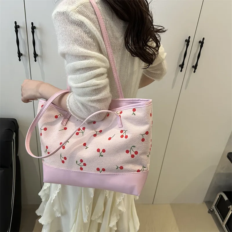Dusen Kangaroo Oxford Tote Bag, Shoulder Bag Regular Women's Multicolor-14