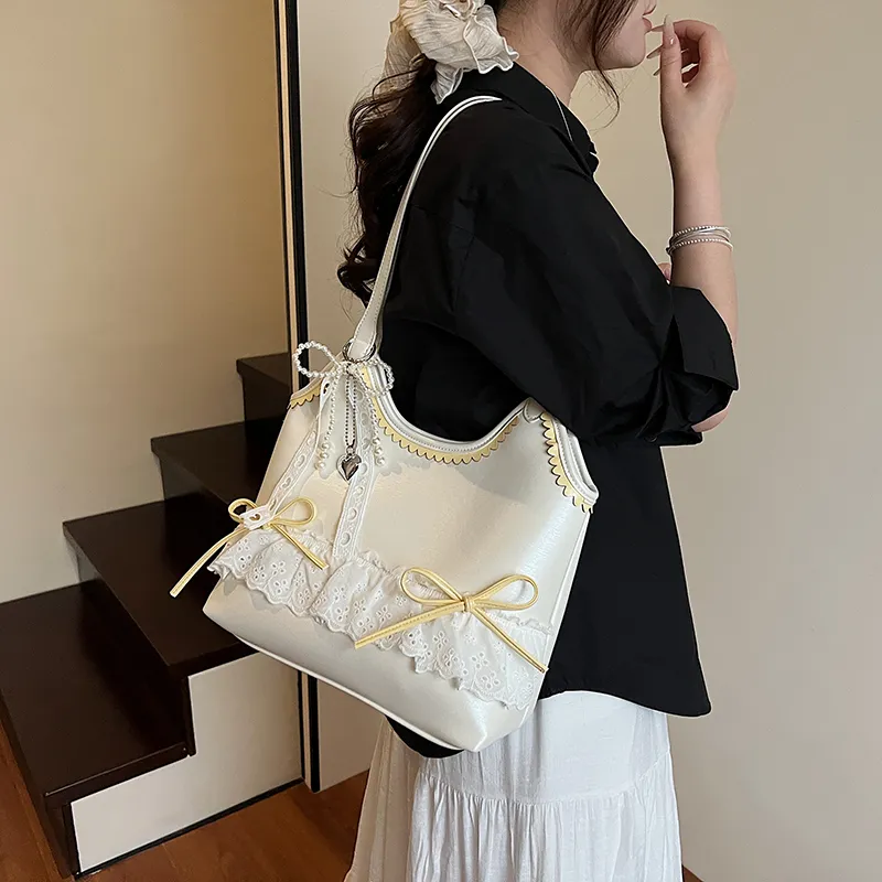 Dusen Kangaroo PU Shoulder Bag Women's Multicolor-17