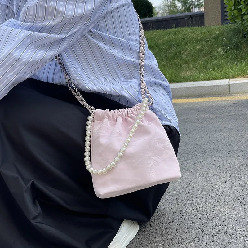 Dusen Kangaroo PU Bucket Bag, Shoulder Bag, Crossbody Bag, Handbag Women's Multicolor-25