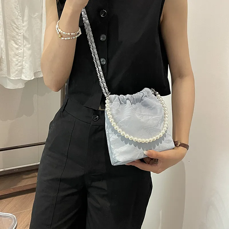 Dusen Kangaroo PU Bucket Bag, Shoulder Bag, Crossbody Bag, Handbag Women's Multicolor-20