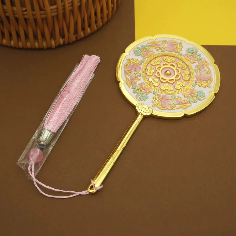Love Of Wormwood Chinese Style Traditional Chinese Style Handheld Mirror Make up Tools-4