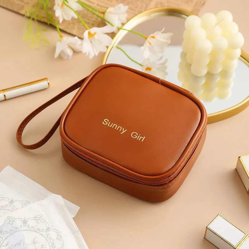 Love Of Wormwood Portable Makeup Bags Minimalist Style Waterproof Storage Bag, Versatile-7