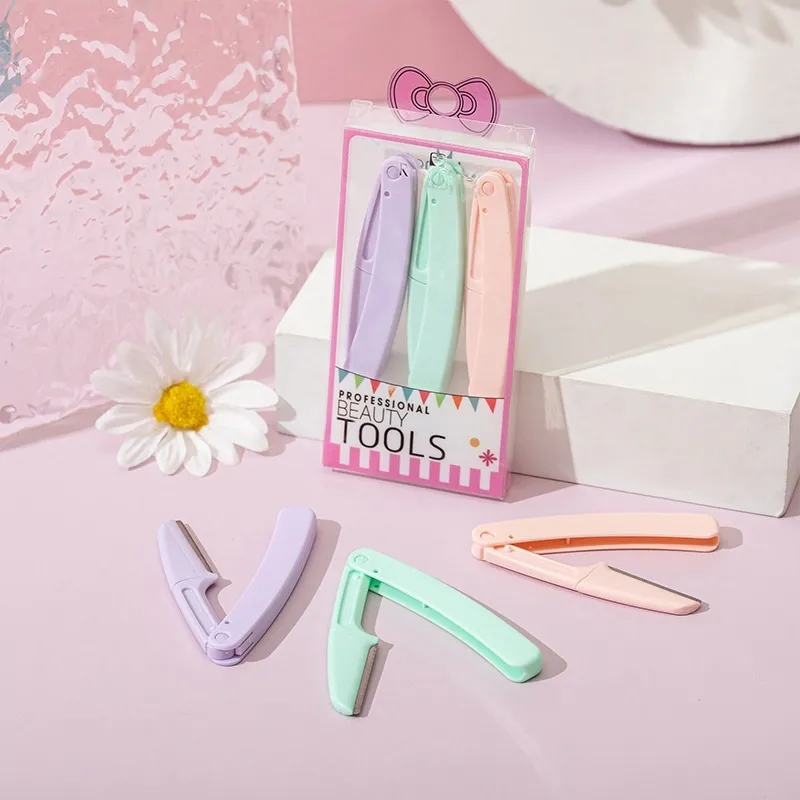 Love Of Wormwood Mini Foldable Macaron Eyebrow Grooming Set-1