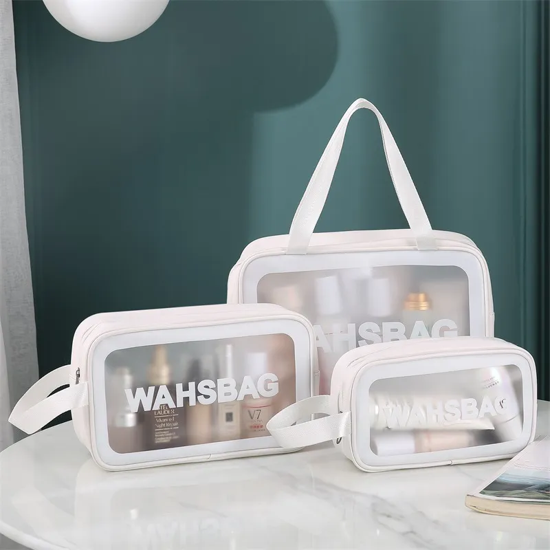 Love Of Wormwood Good Looking Matte Transparent Minimalist Style With Multiple Usages Makeup Bags-8