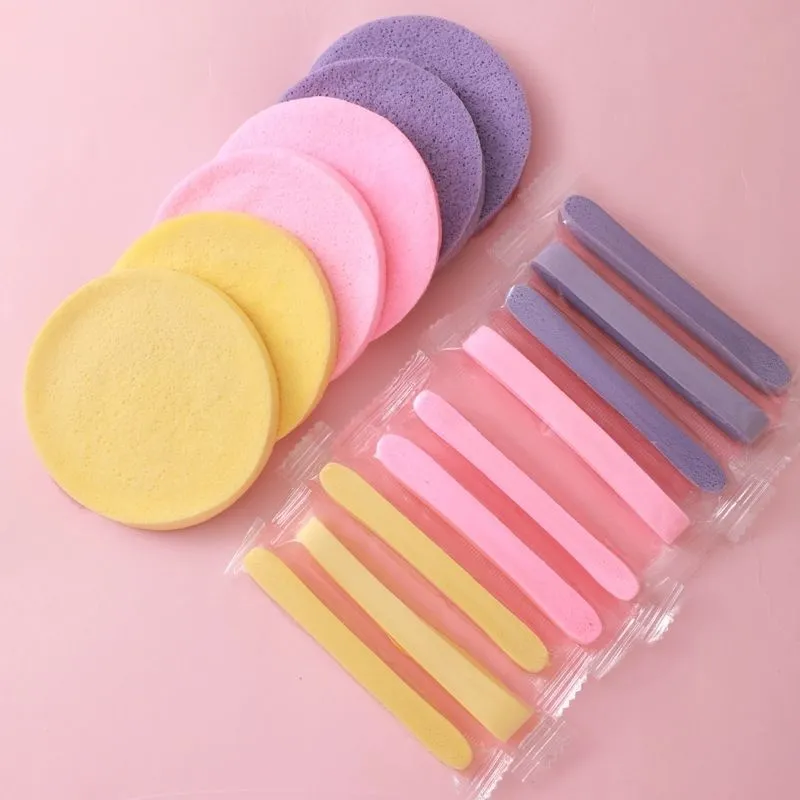Love Of Wormwood Compression Face Cleansing Pad Cleaning, Soft 10 Pcs Pack-1