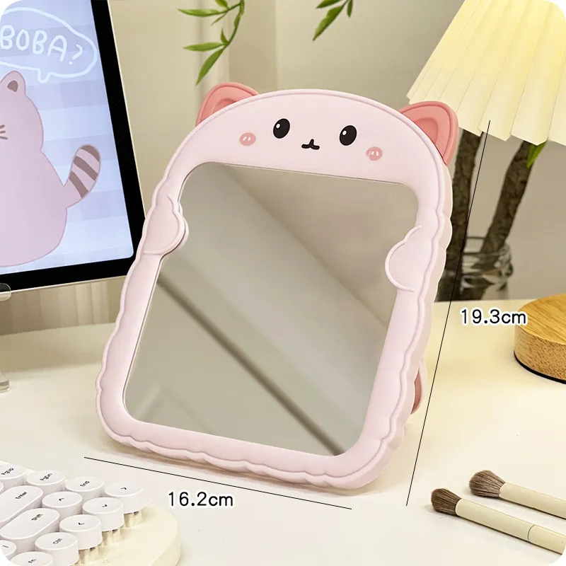 Love Of Wormwood Portable Hanging Mirror Make up Tools Cartoon Cat Ears-12