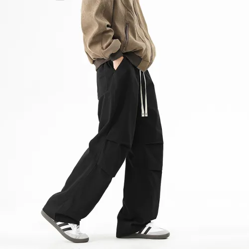 Diesel Straight-Leg-Jeans mit hohem Bund Schwarz